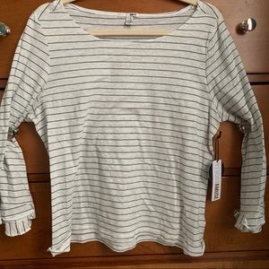 NEW AmuseSociety Striped Top